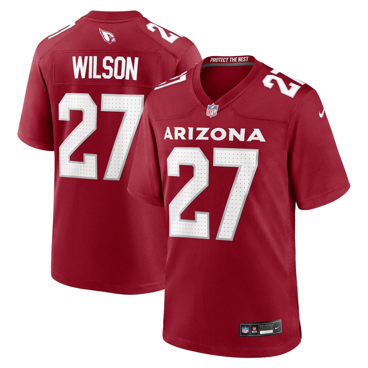 Divaad Wilson Arizona Cardinals Nike Team Game Jersey -  Cardinal