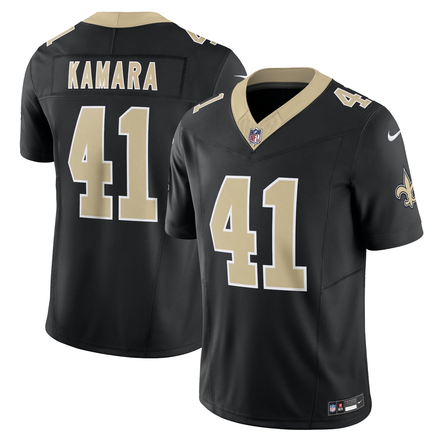 Men's Nike Alvin Kamara Black New Orleans Saints Vapor F.U.S.E. Limited Jersey