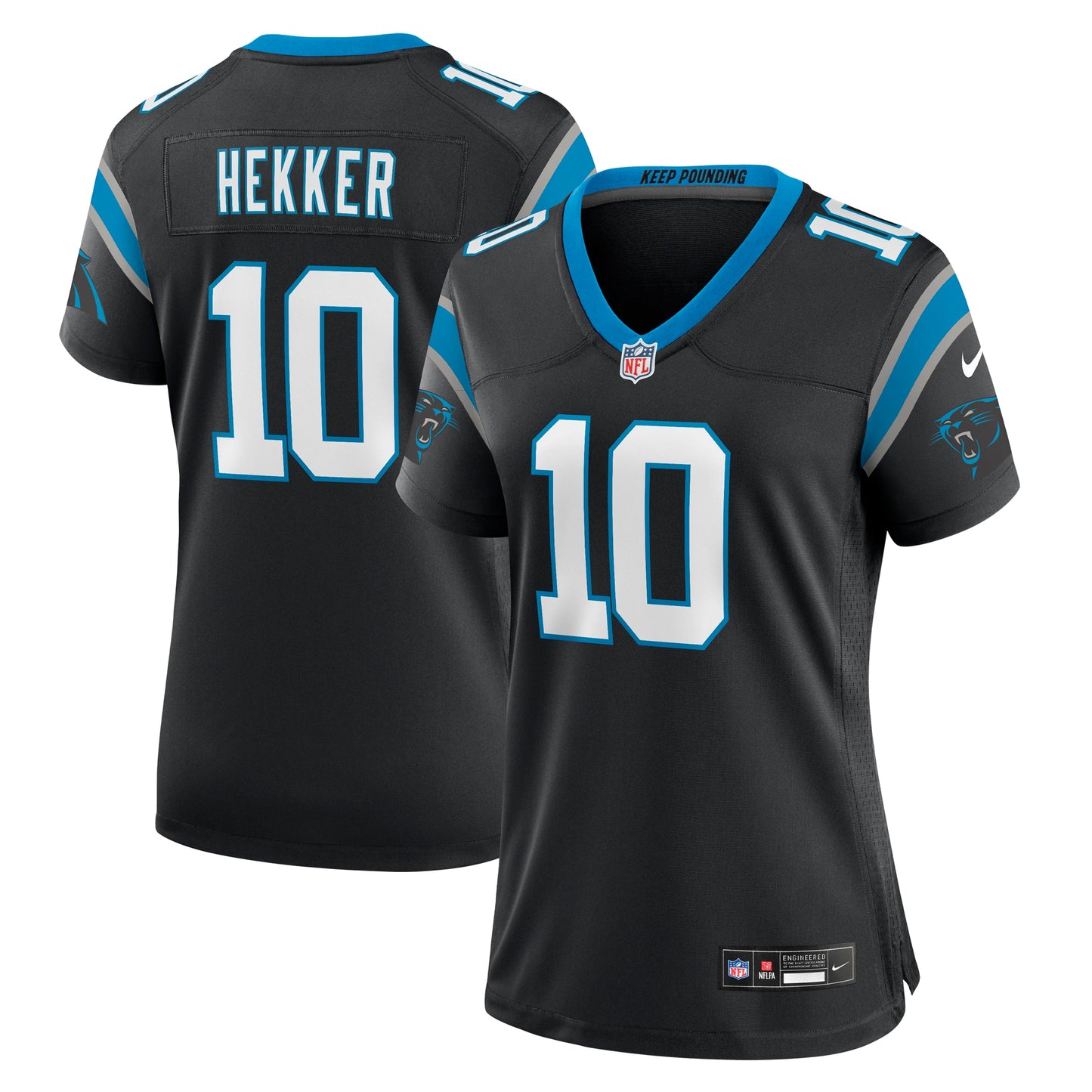 Johnny Hekker Carolina Panthers Nike Women's Team Game Jersey - Black