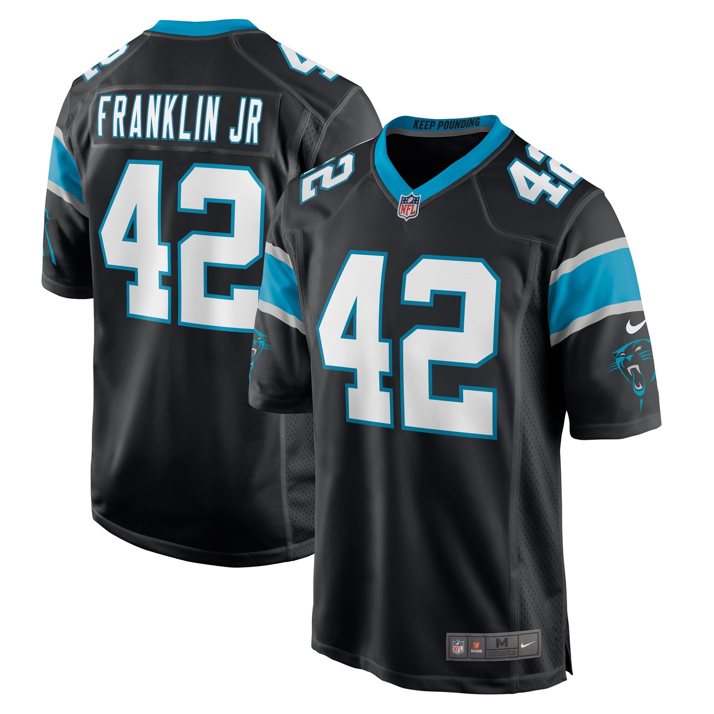 Sam Franklin Jr. Carolina Panthers Nike Game Player Jersey - Black
